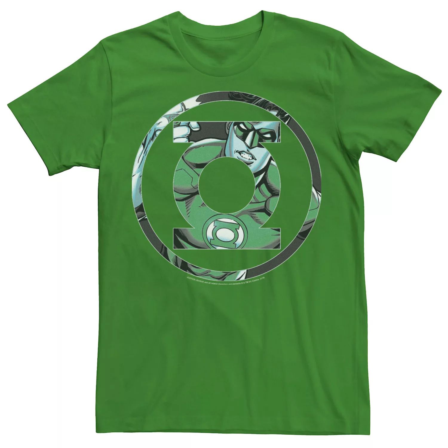 цена Мужская зеленая футболка с логотипом «Лига справедливости» DC Comics