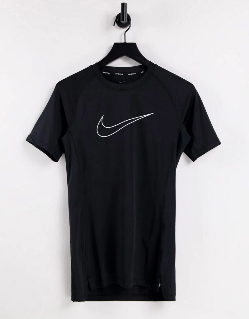 

Черная тонкая футболка Nike Pro Training