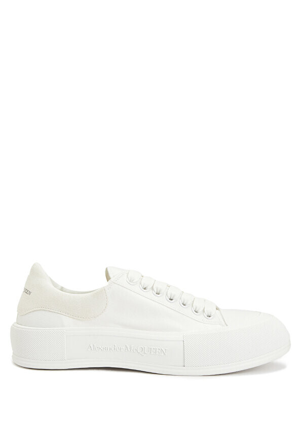 

Белые мужские кроссовки deck plimsoll Alexander McQueen