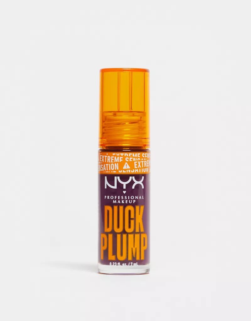 NYX Professional Makeup – Duck Plump – Блеск для губ Optical Plumping Lip Gloss – Pure Plum-P