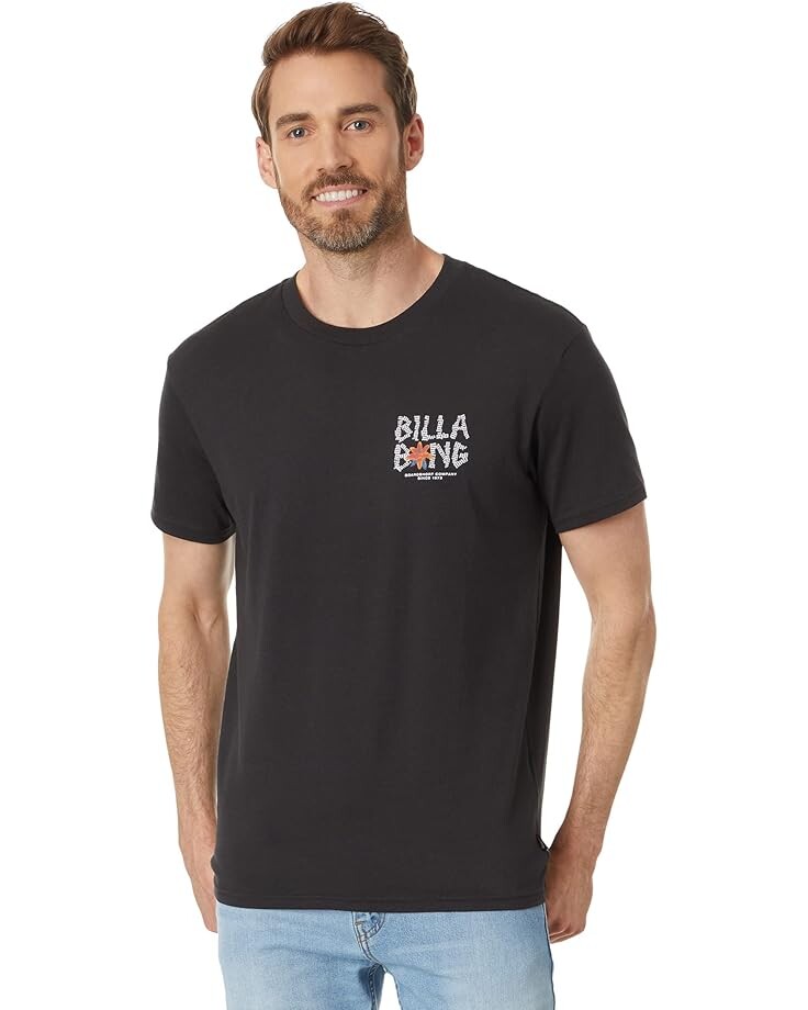 

Футболка Billabong Shady Short Sleeve Tee, цвет Washed Black