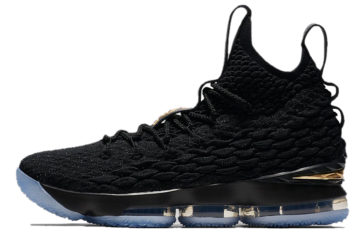 

Унисекс Баскетбольные кроссовки Nike Lebron 15 Черный/Золотой металлик