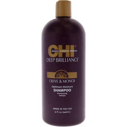 Deep Brilliance Оптимальный увлажняющий шампунь 946 мл, Chi chi deep brilliance optimum moisture shampoo увлажняющий шампунь для поврежденных волос 946 мл