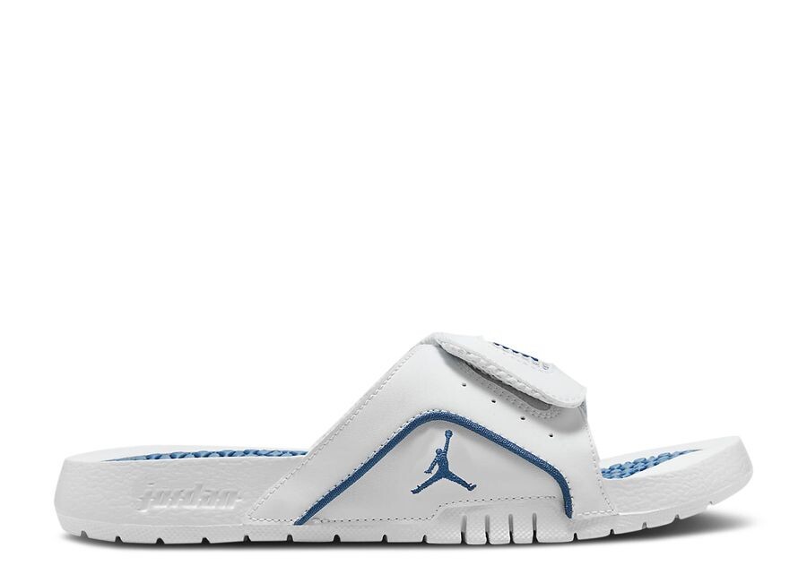

Кроссовки Air Jordan Jordan Hydro 4 Retro Slide Gs 'Military Blue', белый