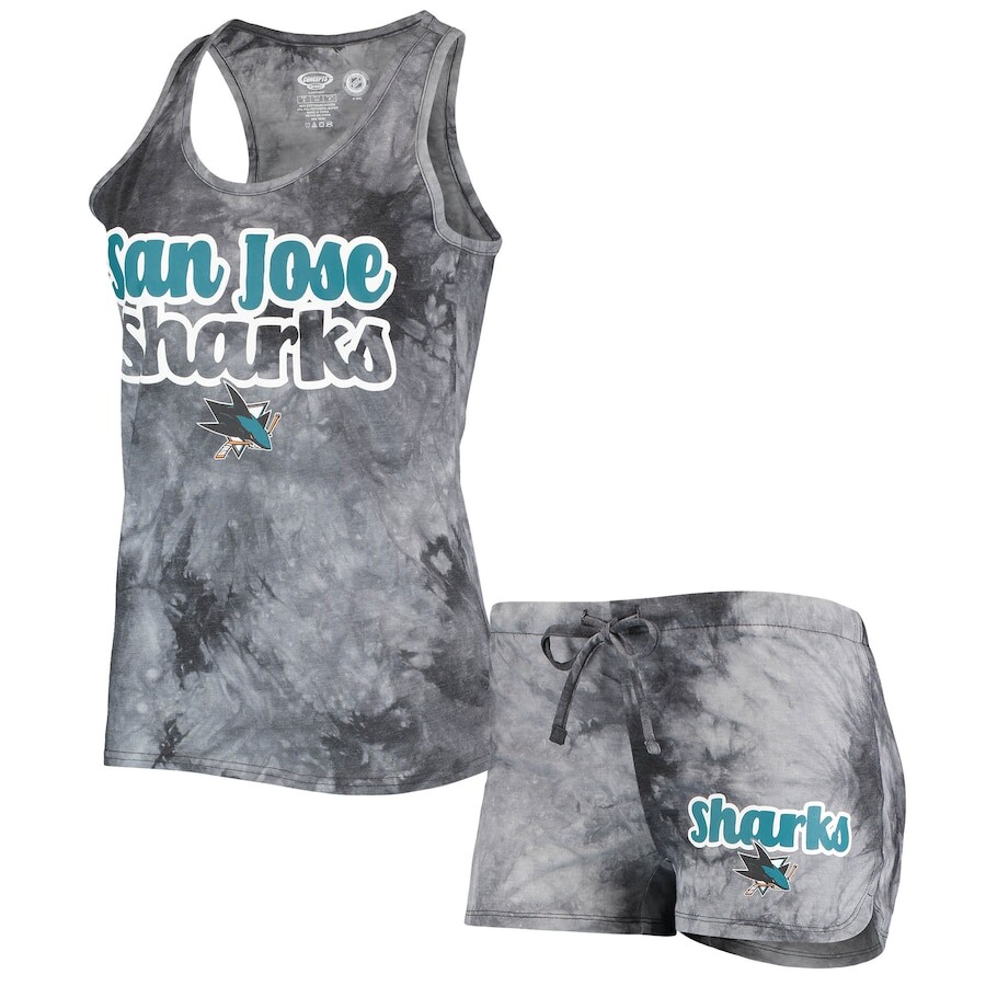 

Пижамный комплект Concepts Sport San Jose Sharks, угольный