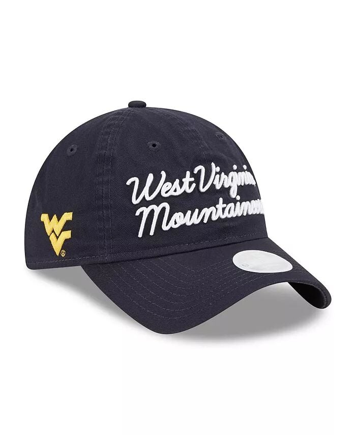 

Женская темно-синяя регулируемая кепка West Virginia Mountaineers Script 9TWENTY New Era, синий