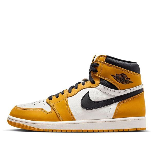 

Кроссовки Air Jordan 1 Retro High OG 'Yellow Ochre', желтый