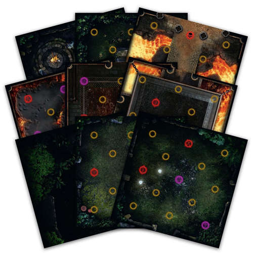 Настольная игра Darkroot Basin & Iron Keep Tile Set: Dark Souls The Board Game Steamforged Games