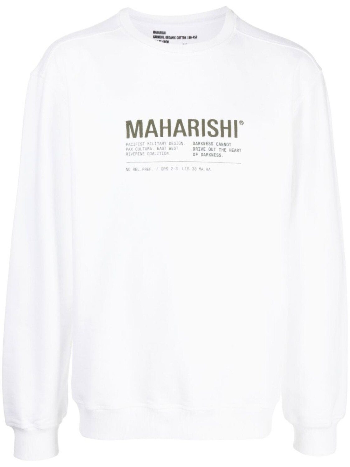 

Толстовка с логотипом Maharishi, белый