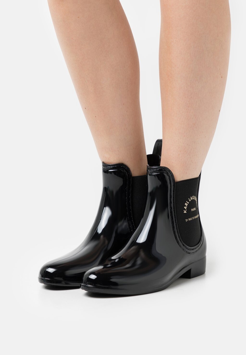 

Резиновые сапоги KARL LAGERFELD, черный