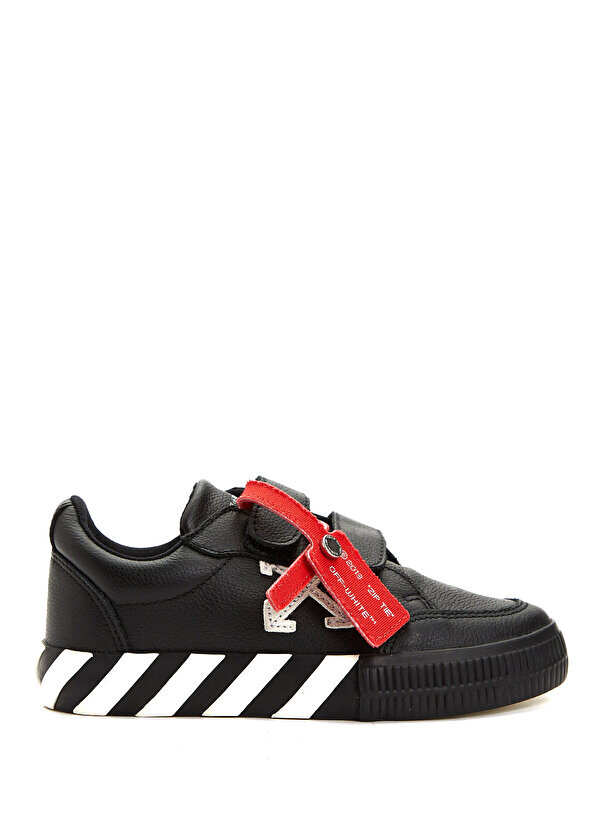 

Черно-белые кожаные кроссовки для мальчиков с логотипом Off-White