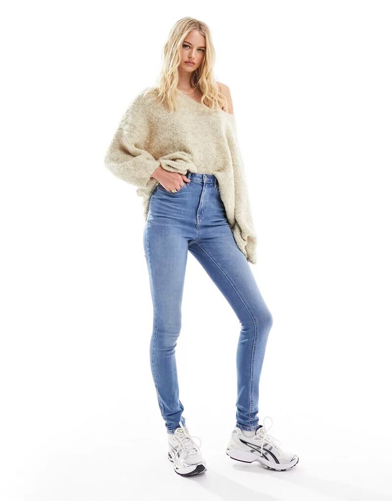

ASOS DESIGN Tall – идеальные джинсы скинни синего цвета