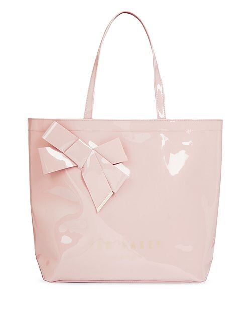 

Большая сумка-тоут Icon с бантом и узлом Ted Baker, цвет Pink