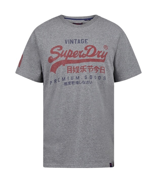 

Футболка Superdry, темно-серый