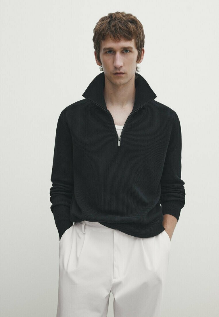 

Свитер Massimo Dutti, черный
