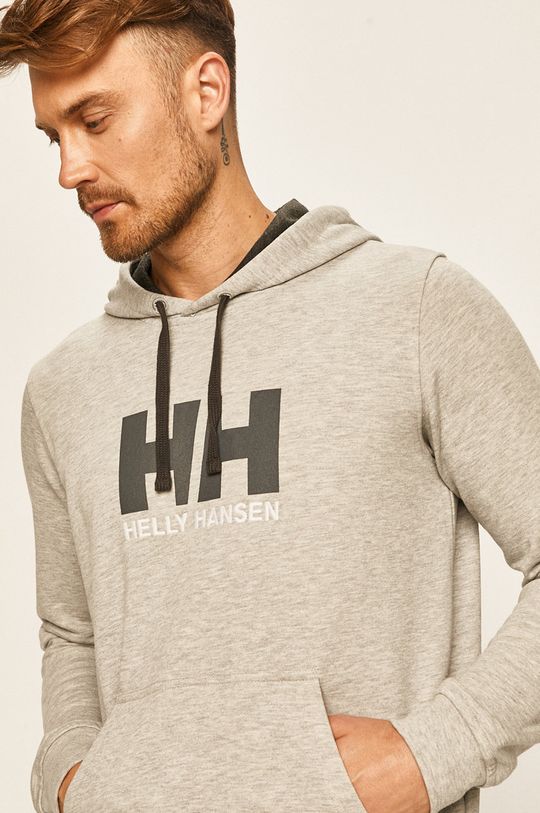Худи с логотипом HH Helly Hansen, серый