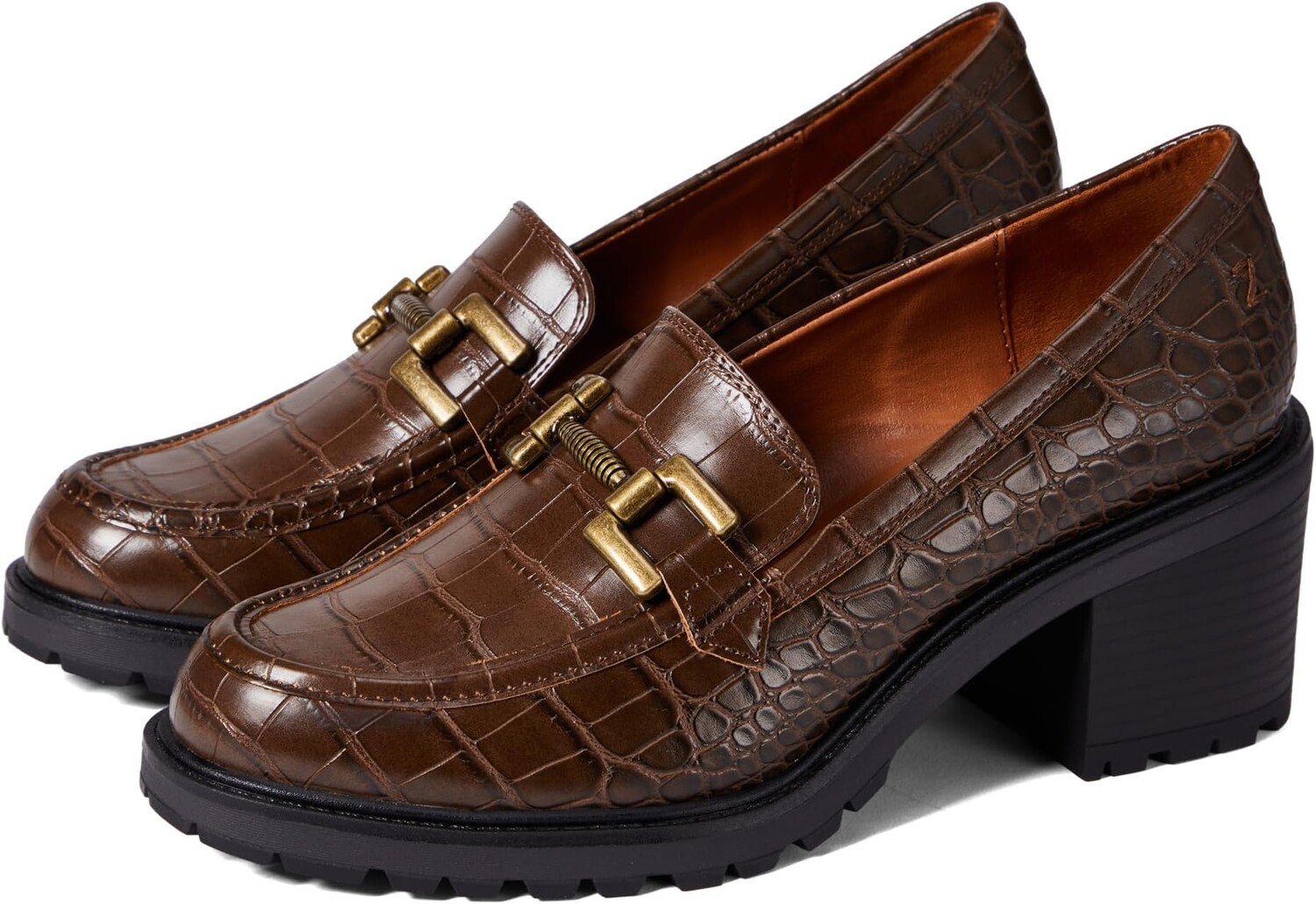 

Лоферы Gemma-Loafer ZODIAC, цвет Caramel Croc Synthetic