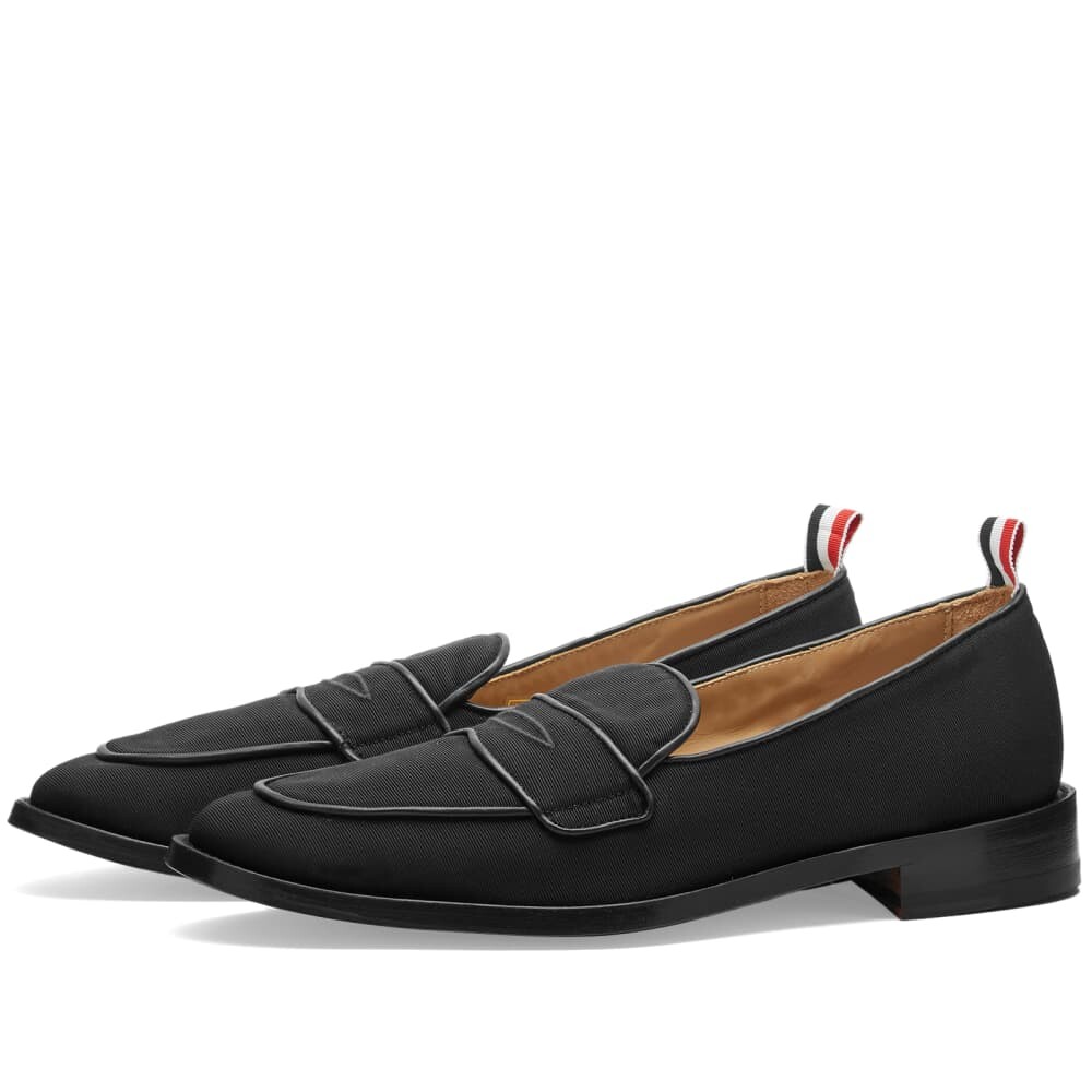 

Пенни-лоферы Thom Browne Grosgrain, черный
