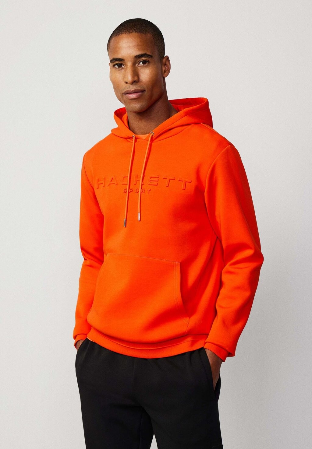 

Толстовка с капюшоном EMBOSSED Hackett London, оранжевый