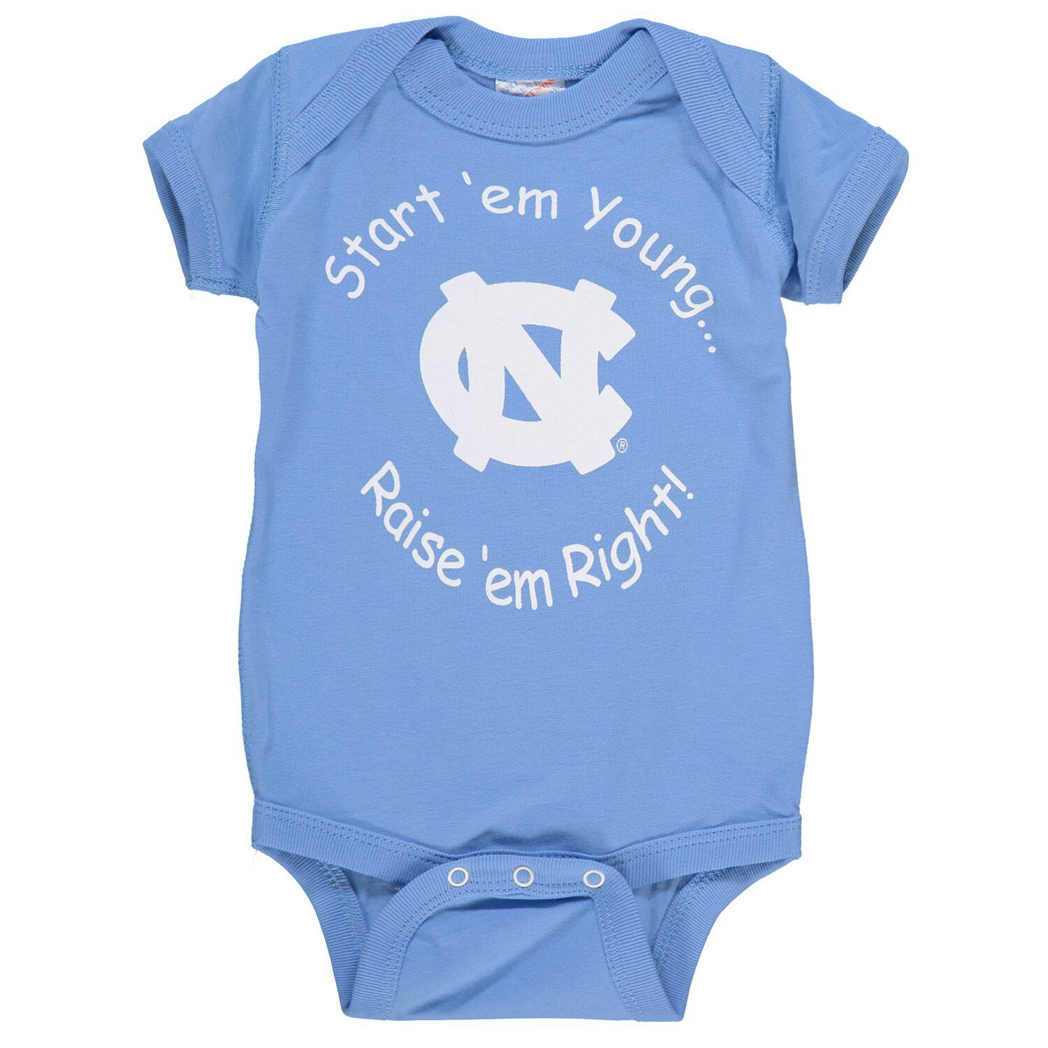 

Для новорожденных и младенцев Carolina Blue North Carolina Tar Heels Боди Start 'Em Young Unbranded