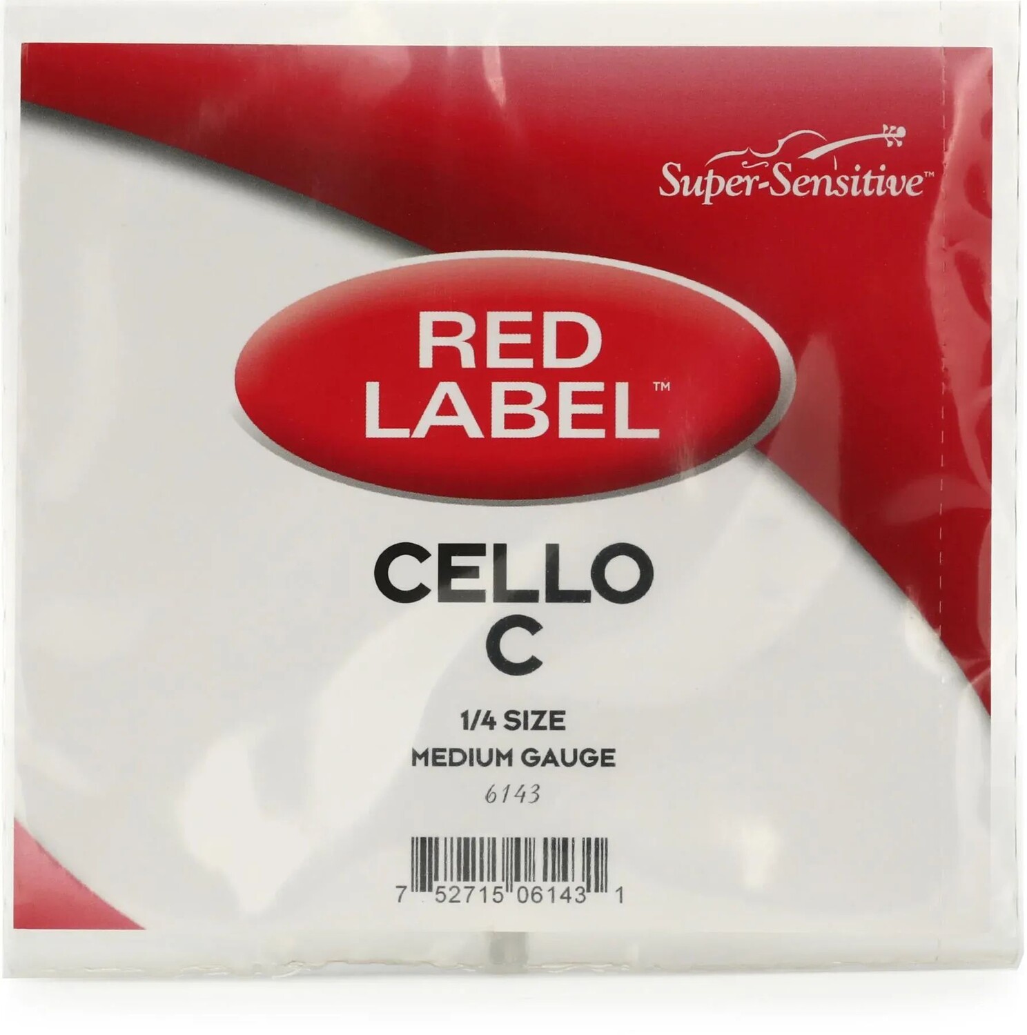 

Струна C для виолончели Super-Sensitive 6143 Red Label — размер 1/4