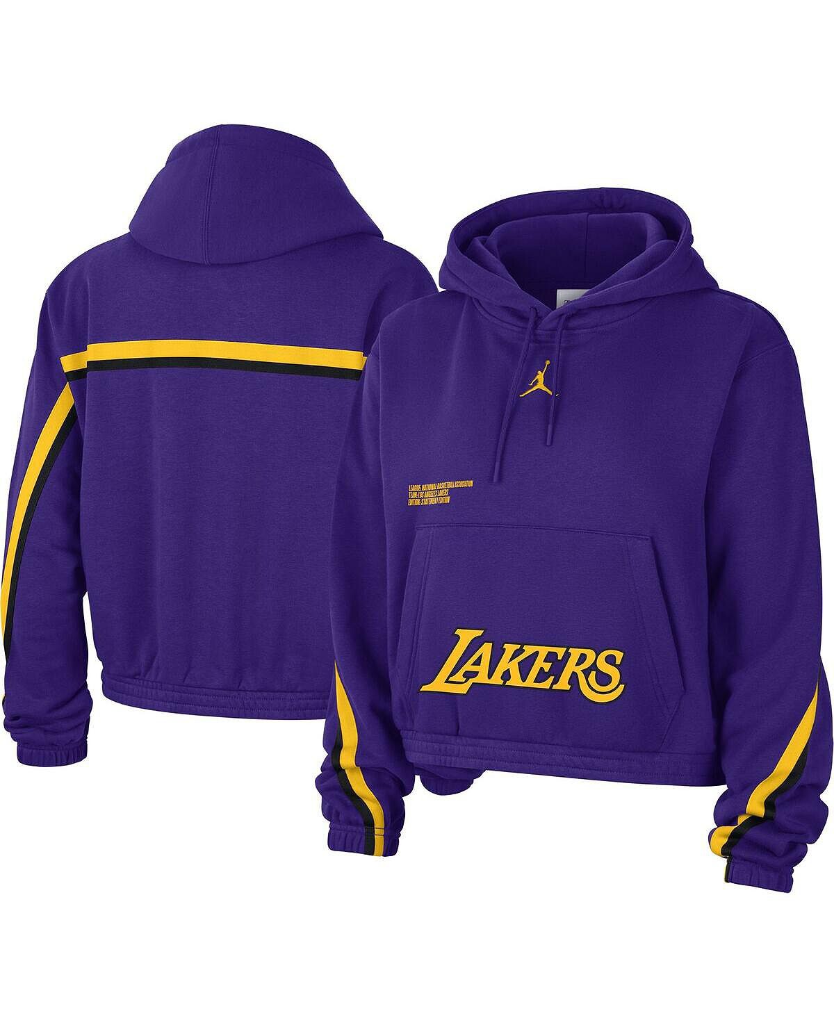 

Женский брендовый фиолетовый пуловер с капюшоном Los Angeles Lakers Courtside Statement Edition Jordan
