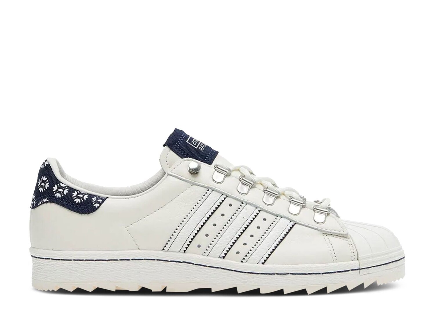 

Кроссовки adidas Footshop X Superstar 'Blueprinting', синий