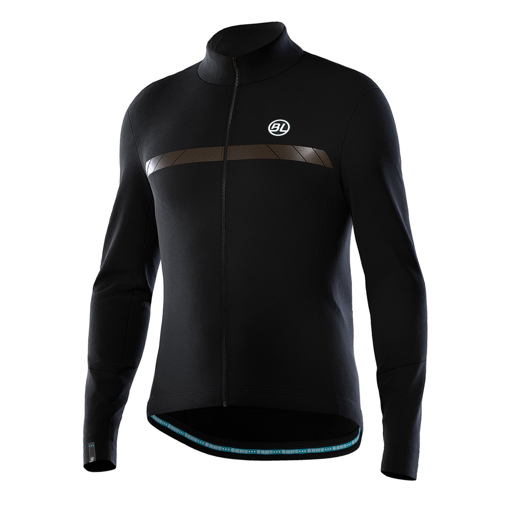 Джерси с длинным рукавом Bicycle Line Fiandre S2 Thermal, черный куртка bicycle line fiandre s2 thermal коричневый