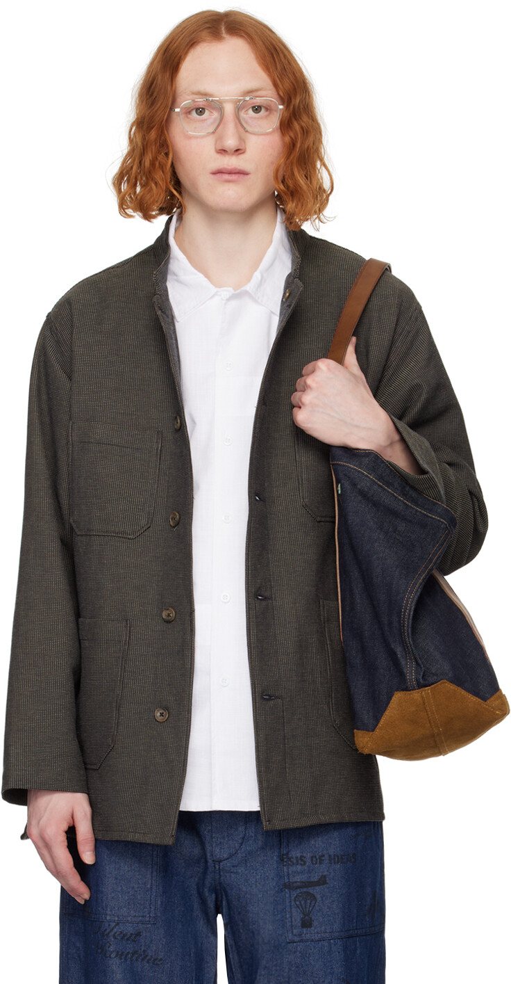 

Коричневая рубашка Dayton Dk.brown cp wa Engineered Garments