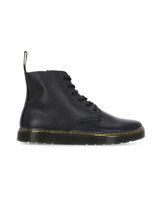 

Мужские кожаные ботинки из гальки Dr. Martens, черный