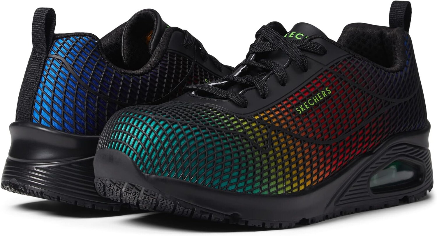 

Кроссовки Uno SR Composite Toe SKECHERS Work, цвет Black/Multi