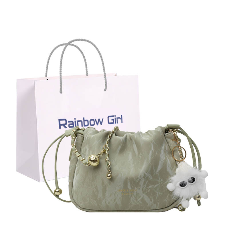 

Женская сумка через плечо Rainbow Girl, От белого