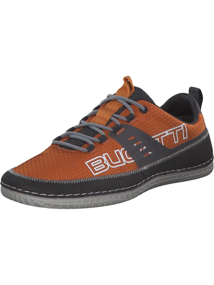 

Туфли на шнуровке Bugatti, цвет orange dk grey, Серый