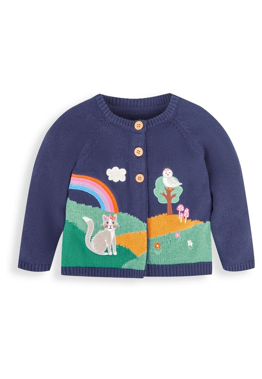 

Кардиган Animal Scene JoJo Maman Bébé, цвет navy