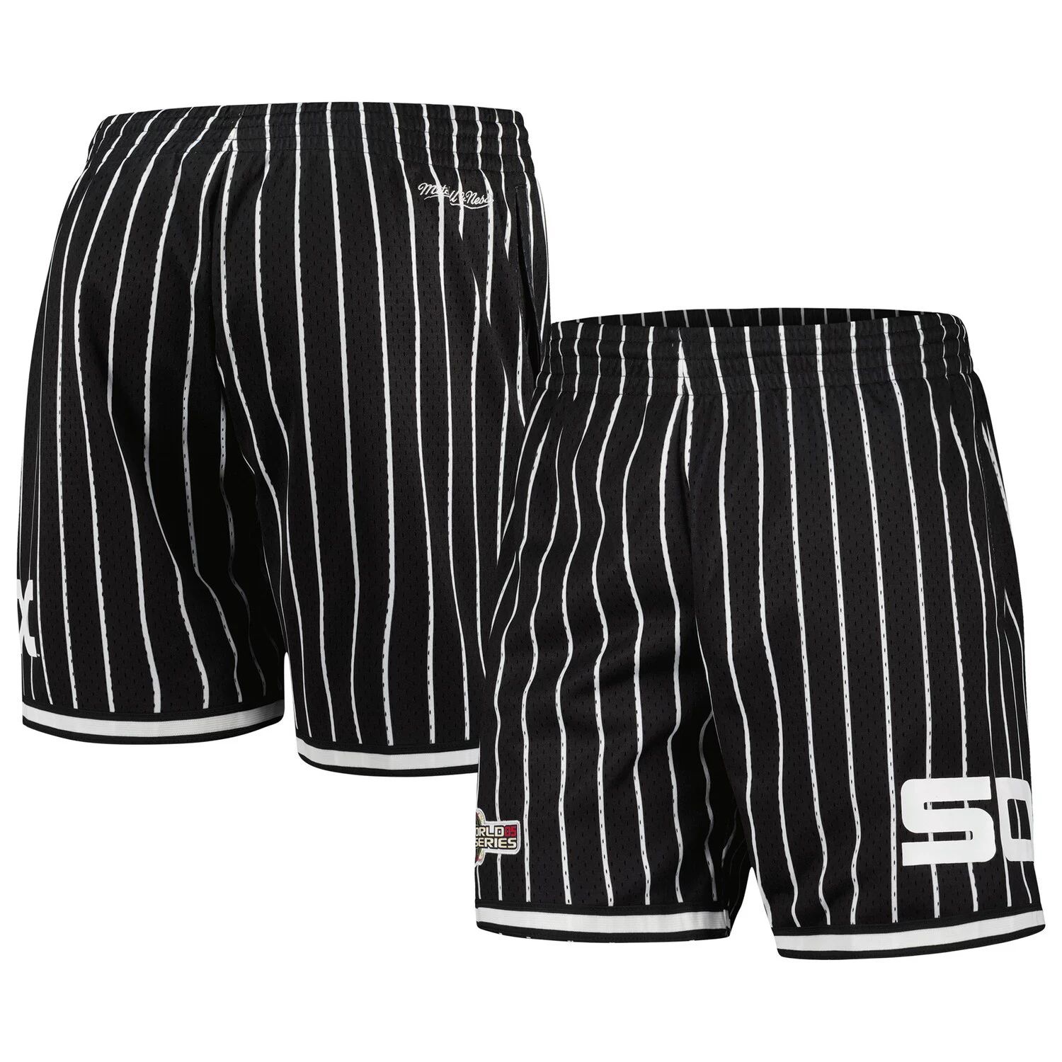 

Мужские сетчатые шорты Mitchell & Ness Black Chicago White Sox Cooperstown Collection 2005 World Series City Collection