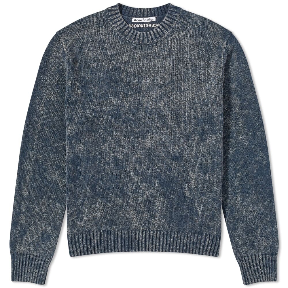 

Свитер Acne Studios Kollock Acid Wash Crew Knit