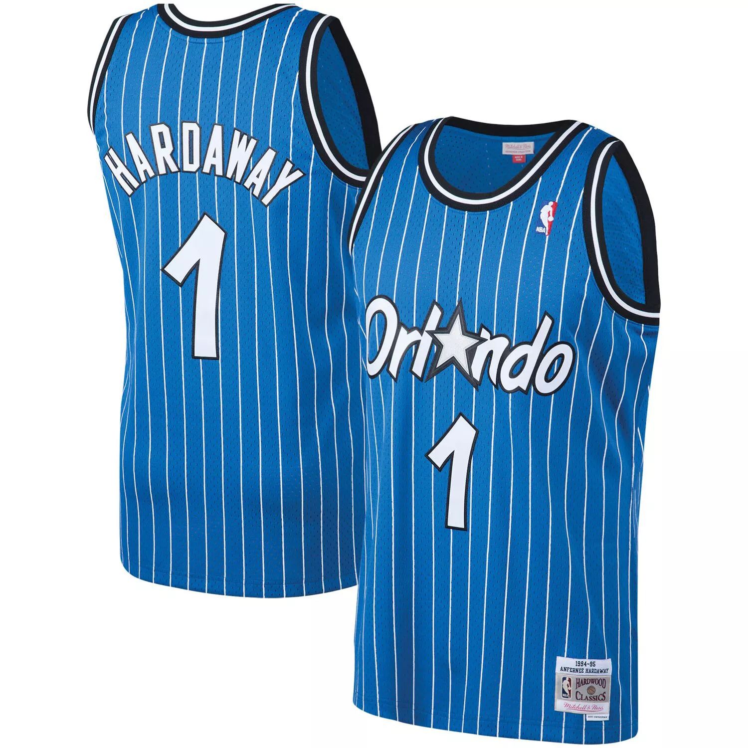 

Мужской трикотаж Mitchell & Ness Penny Hardaway Blue Orlando Magic Big & Tall Hardwood Classics