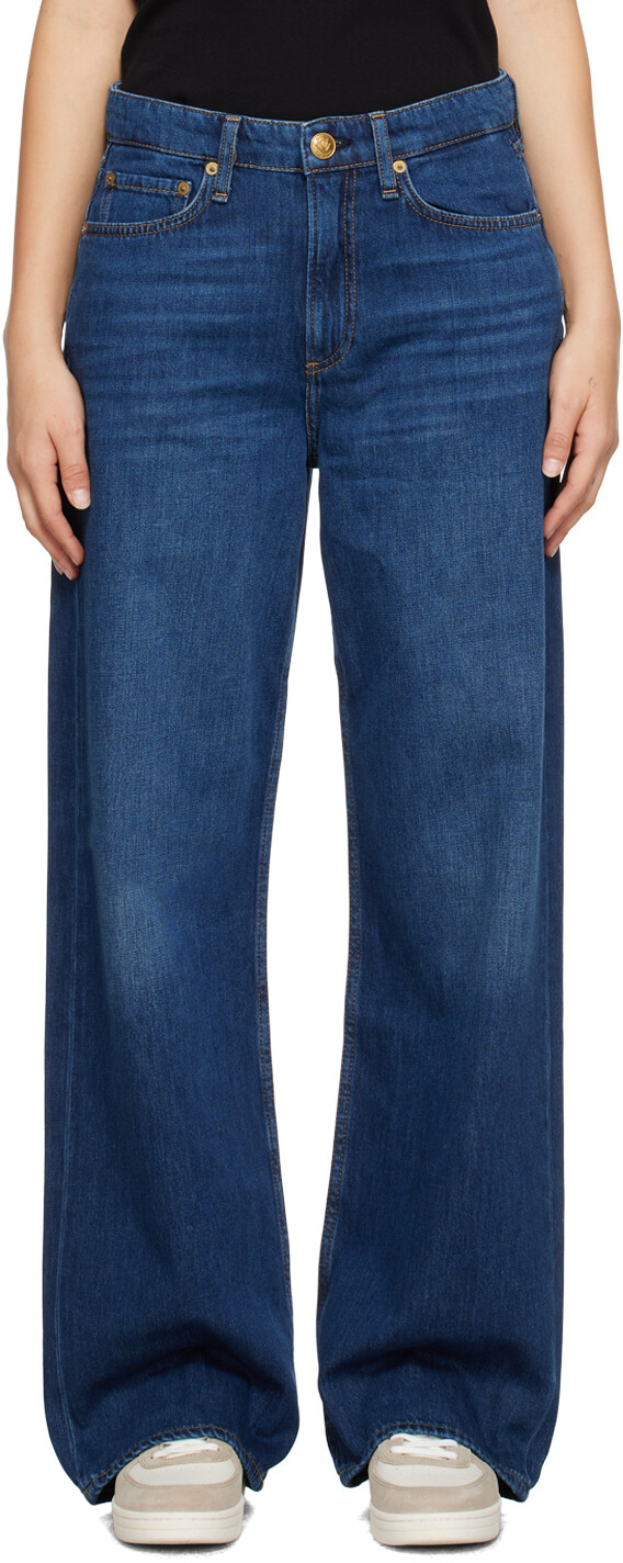 

Синие джинсы Rag & Bone Logan