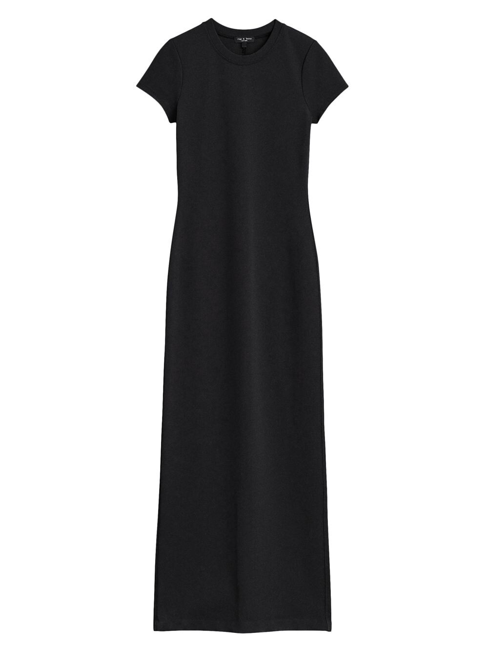 

Платье макси Lily Ponte rag & bone, черный