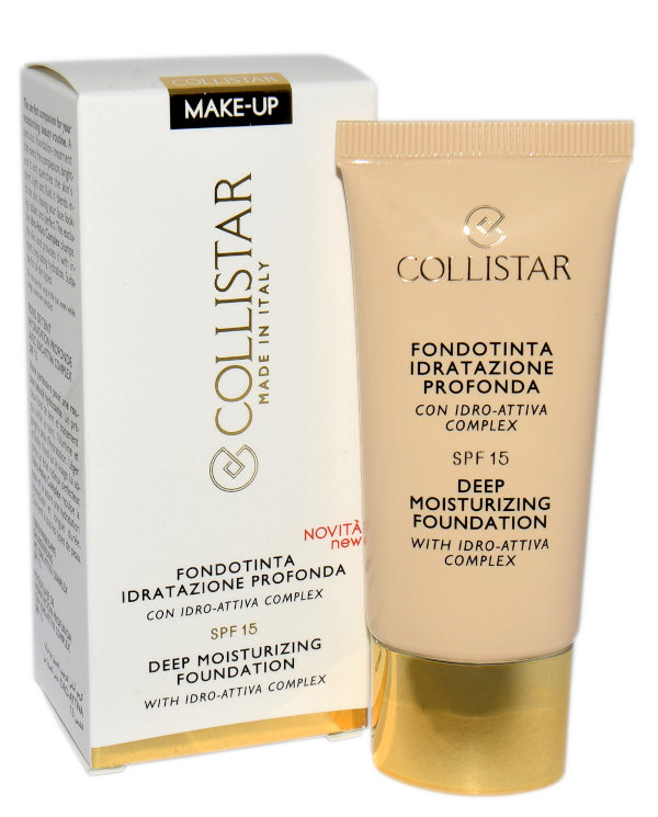 

Collistar, Deep Moisturizing Foundation, увлажняющая основа 4 Sand, SPF 15, 30 мл