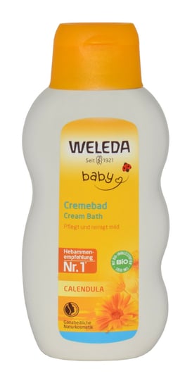 Детский крем для ванн с календулой Weleda Baby