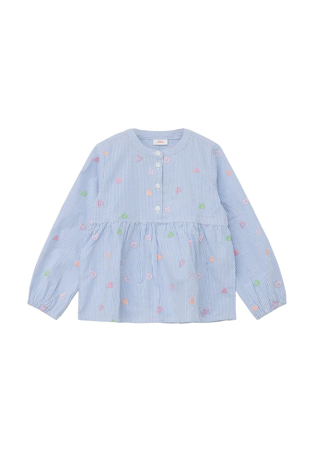 

Блузка MIT HERZCHEN-STICKEREIEN s.Oliver, цвет royalblau
