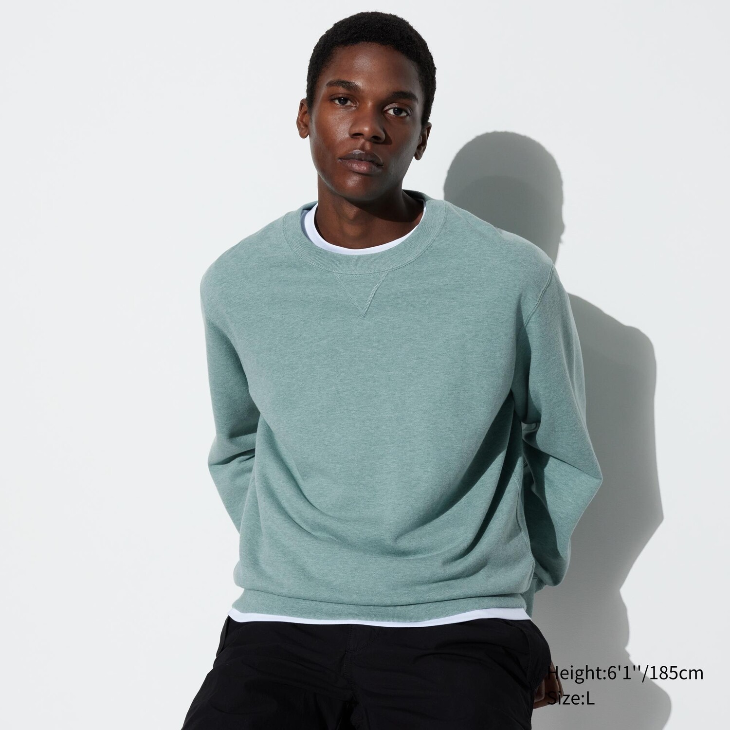 

Свитшот Uniqlo, зеленый