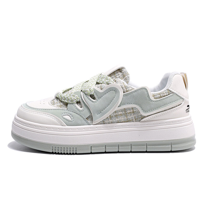 

Кроссовки Slazenger Skateboarding Shoes Women's Low-top White/Green, светло-зеленый