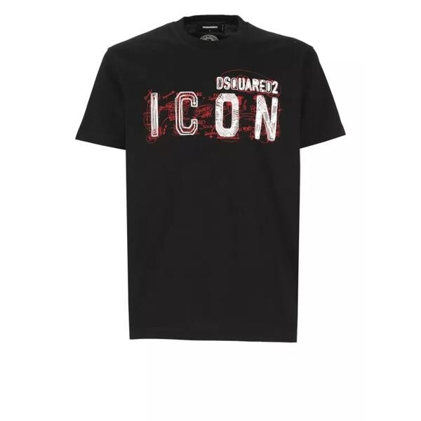 

Футболка cotton t-shirt Dsquared2, черный