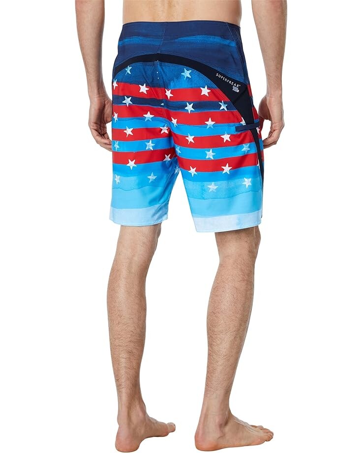 

Шорты для плавания O'Neill Superfreak United 20" Boardshorts, цвет Red/White/Blue