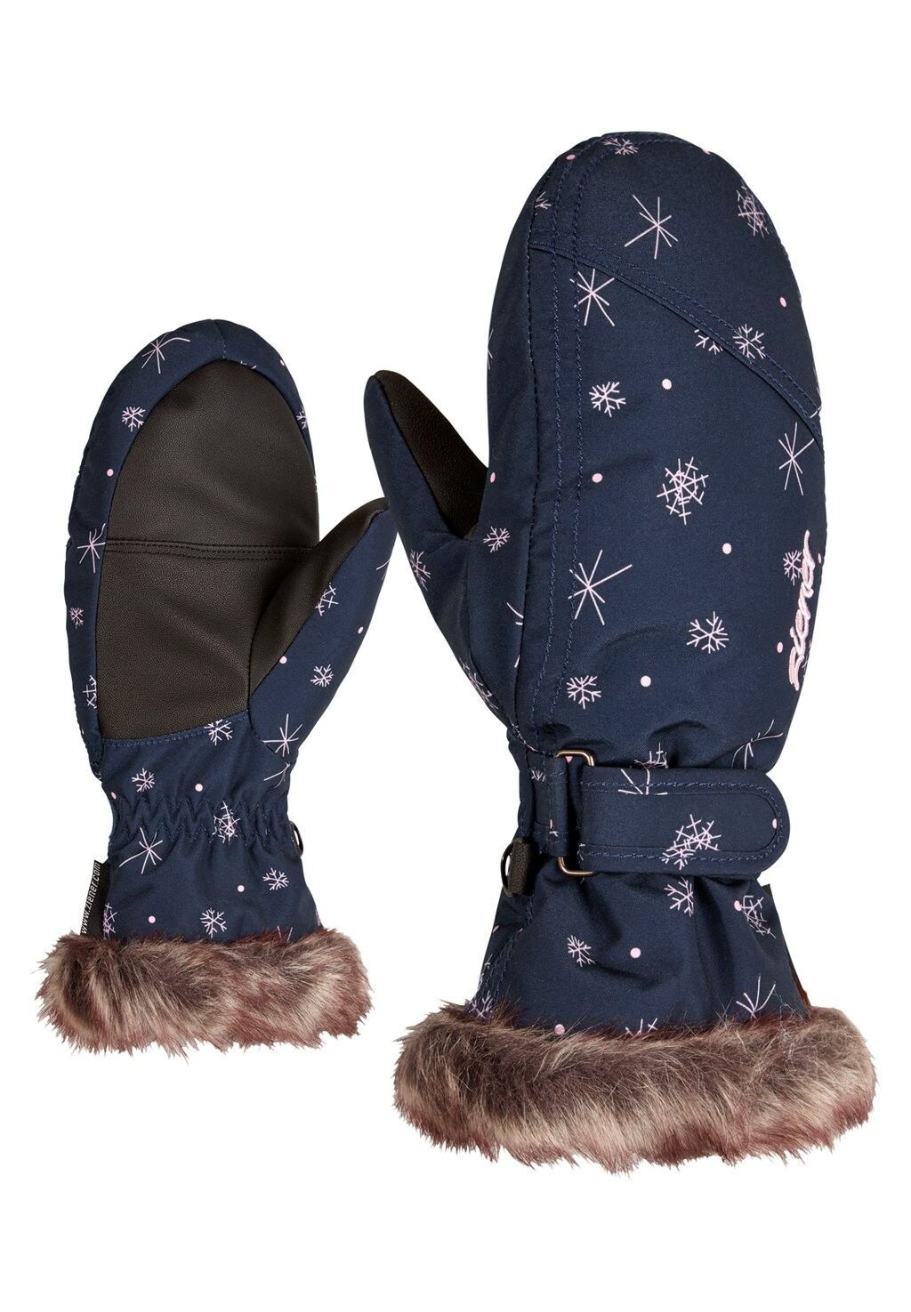 

Варежки SKIHANDSCHUHE LED Ziener, цвет snowcrystal print