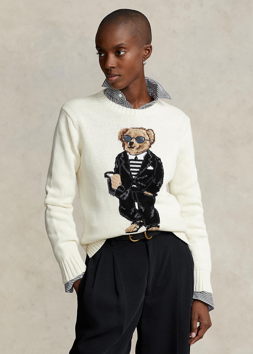 

Свитер Polo Bear из смесового хлопка