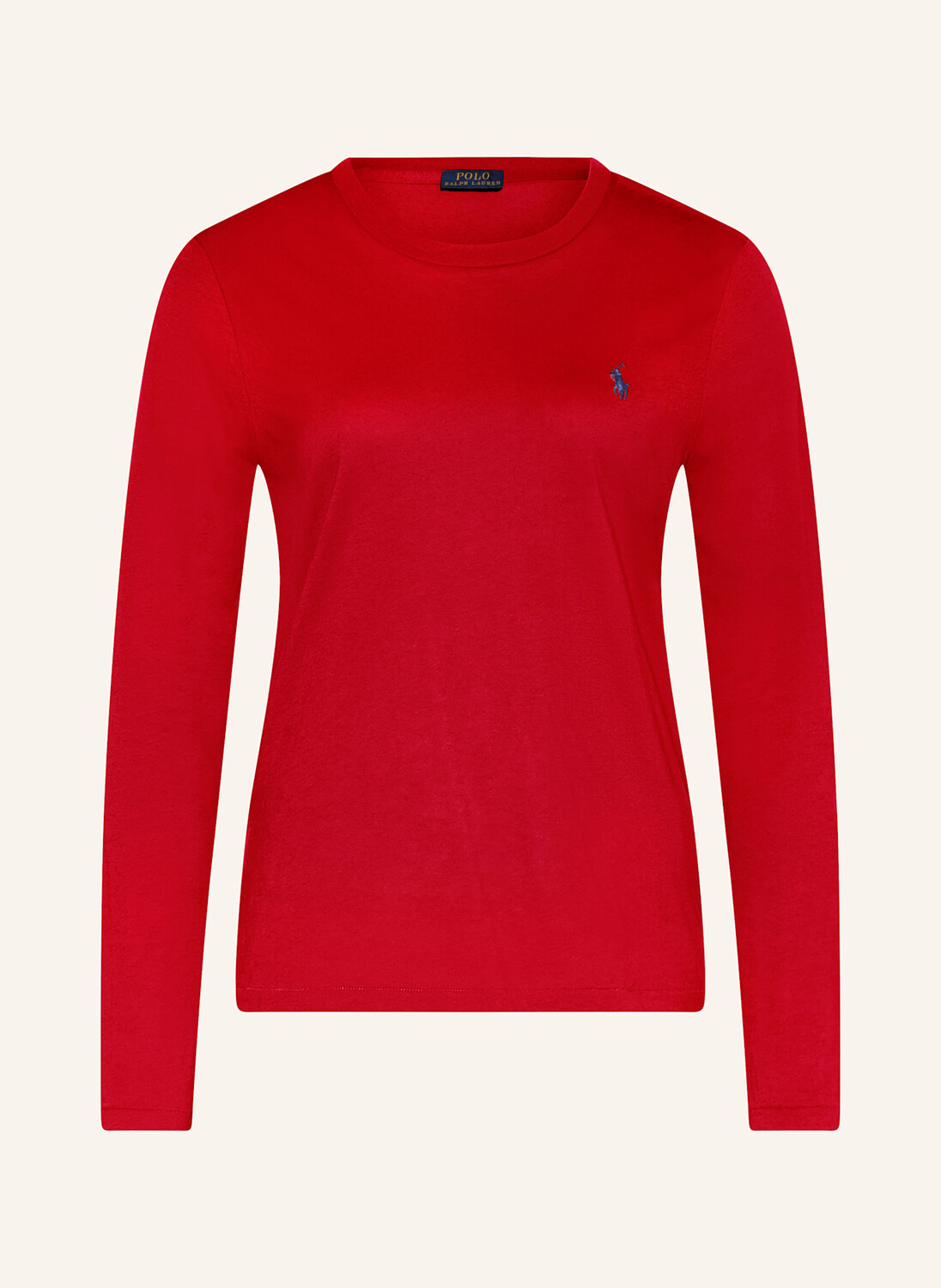 

Лонгслив POLO RALPH LAUREN, темно-красный
