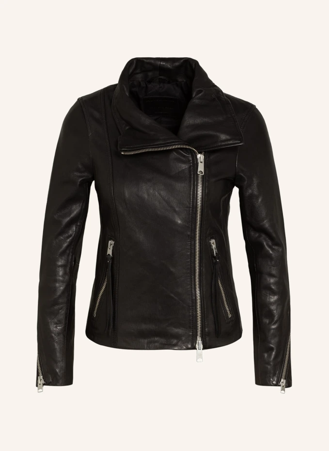 

Кожаная куртка эллис Allsaints, черный